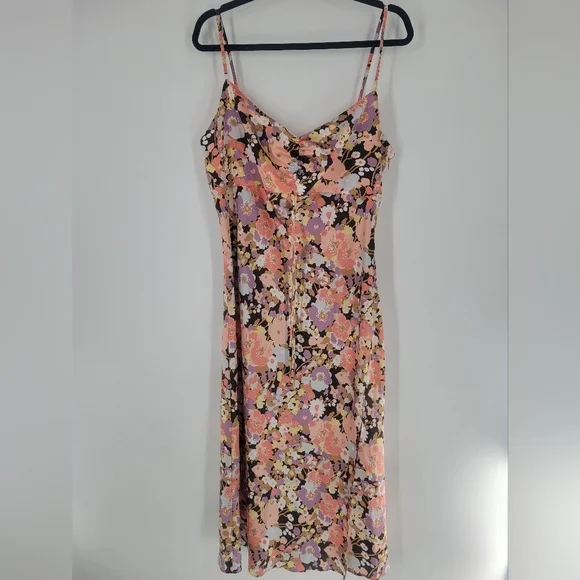 Rails Floral Spaghetti‎ Strap Dress XL New - Picture 4 of 10